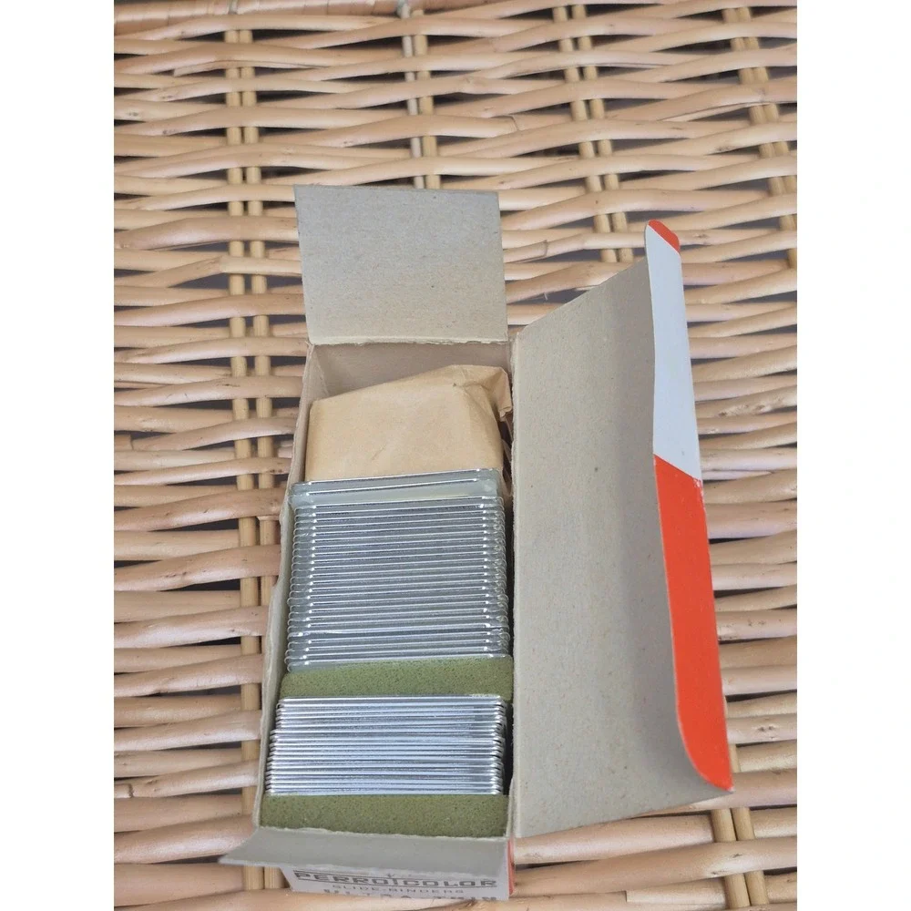 Perro-Color Vintage 2x2 Slide Binders Anti-Newton-Ring Glass Made Switzerland